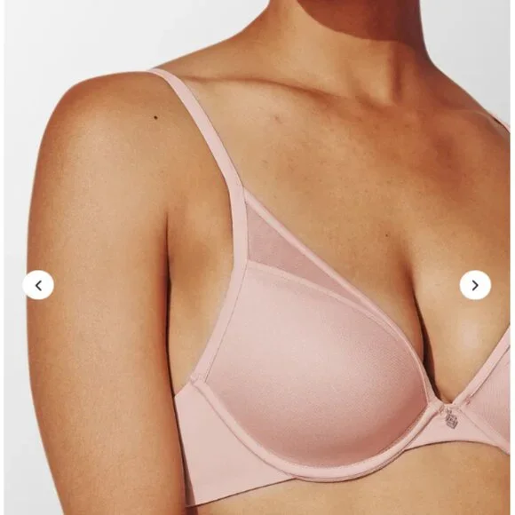 ThirdLove 24/7 Classic Uplift Plunge Bra - 38B - NWT Rose Dust - Picture 3 of 5